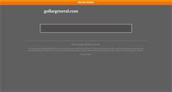 Desktop Screenshot of gollargeneral.com